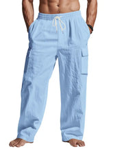 Men's Full Size Drawstring Pants with Pockets Plus Size Woman Sweatpants