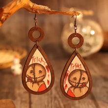 Wooden Teardrop Shape Earrings Earrings