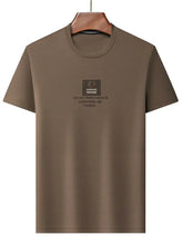 Men's Plus Size Basic style Round Neck T-Shirt Taupe Mens Tops