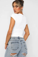 Crewneck Short Sleeve Tee Woman T Shirts