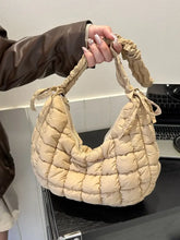 Bubble Texture Ruched Strap Quilted Shoulder Bag Shoulder Bags