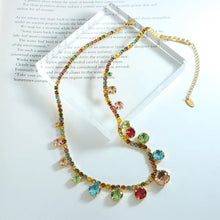 Crystal Copper Chain Necklace Necklaces