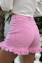 Raw Hem High Waist Denim Shorts Denim Shorts