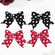 2-Piece Polka Dot Bow Hair Clip Hair Jewelry