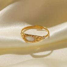 3 Piece 18K Gold-Plated Ring Rings