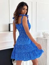 Polka Dot Square Neck Mini Cami Dress Casual Dresses