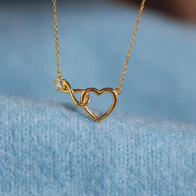 Heart Shape Zircon 18K Gold-Plated Necklace Gold One Size Necklaces