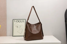 Leather Adjustable Strap Shoulder Bag Brown onesize Shoulder Bags