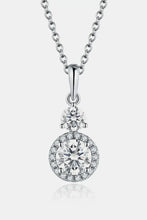 1 Carat Moissanite 925 Sterling Silver Pendant Necklace Necklaces