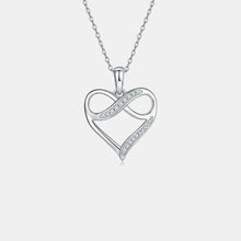 Moissanite 925 Sterling Silver Heart Necklace Necklaces
