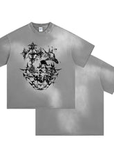 Men's Graphic Round Neck Half Sleeve T-Shirt Mens Tops