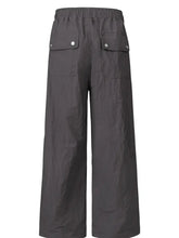 Men's Wide Leg Cargo Pants with Drawstring Waist Woman Sweatpants