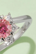 1 Carat Moissanite 925 Sterling Silver Cluster Ring Rings