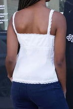 Lace Detail V-Neck Cami Tanks & Camis