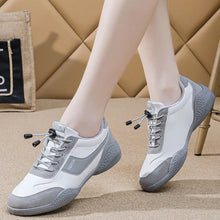 Elastic Lock Laces Flat Breathable Athletic Woman Athletic Shoes