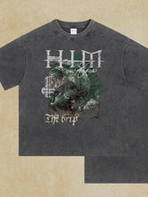 Men's Graphic Round Neck Half Sleeve T-Shirt Mens Tops