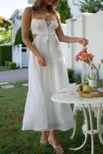 Cutout Square Neck Midi Cami Dress Casual Dresses