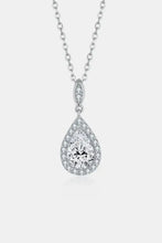 1.5 Carat Moissanite 925 Sterling Silver Teardrop Necklace Necklaces