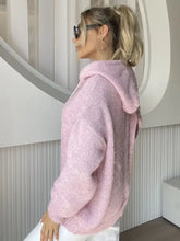 Drawstring Button Down Hooded Cardigan Woman Outerwear