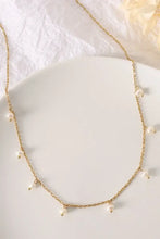 18K Gold-Plated Titanium Steel Pearl Necklace Necklaces