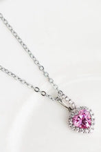 1 Carat Moissanite Heart Pendant Necklace Necklaces