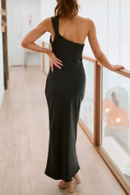 Single Shoulder Sleeveless Maxi Dress Woman Maxi Dress