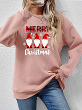 MERRY CHRISTMAS Long Sleeve Sweatshirt Blush Pink Woman Sweatshirts