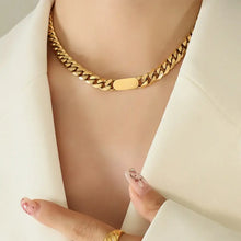 18K Gold-Plated Chain Necklace Gold One Size Necklaces