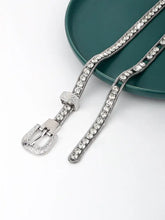 Rhinestone Metal Belt Belts
