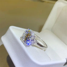 10 Carat Moissanite 925 Sterling Silver Ring Rings