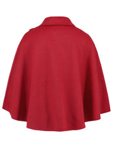 Collared Neck Cropped Cape Woman Outerwear