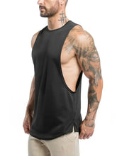 Men's Plus Size Round Neck Tank Mens Tops