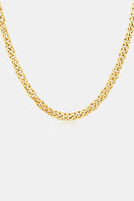 18K Gold Plated Curb Chain Necklace Necklaces