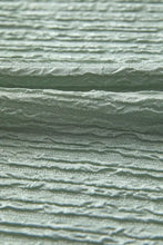 Solid Color Textured Crinkle Short Sleeve T Shirt Dress Casual Dresses