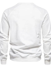 Men's Round Neck Long Sleeve Sweatshirt Mens Tops