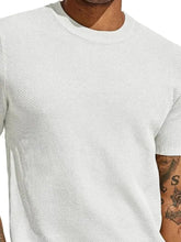 Men's Full Size Round Neck Short Sleeve T-Shirt Plus Size Mens Tops