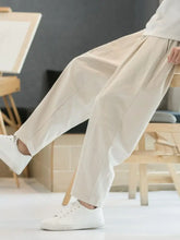 Men's Plus Size Cropped Straight Pants Woman Sweatpants