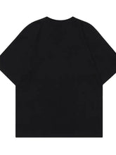 Men's Tic Tac Toe Heart Pattern Round Neck T-Shirt Mens Tops