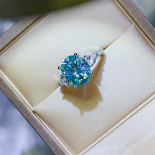 5 Carat Moissanite 925 Sterling Silver Ring Fine Jewelry