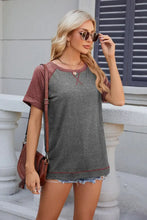 Round Neck Short Sleeve T-Shirt Woman T Shirts