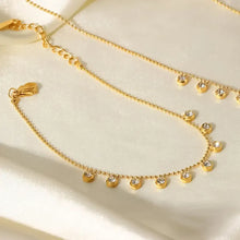 Zircon 18K Gold-Plated Stainless Steel Bracelet Necklaces