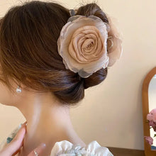 Flower Acrylic Hair Claw Clip Hair Jewelry