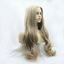13*3" Lace Front Wigs Synthetic Long Wavy 24" 130% Density Hair