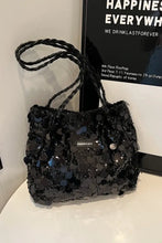 Sequin Braided Strap Shoulder Bag Shoulder Bags