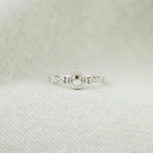 Inlaid Zircon 925 Sterling Silver Ring Silver Rings