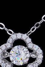 925 Sterling Silver Moissanite Flower Pendant Necklace Necklaces