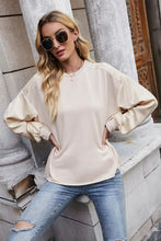 Round Neck Dropped Shoulder Sweatshirt Woman Sweatshirts