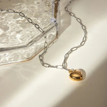 Stainless Steel Heart Pendant Necklace Necklaces