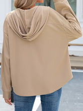 Waffle Knit Open Front Hooded Outerwear Woman Outerwear