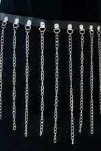 Fringed Chain PU Leather Belt Belts